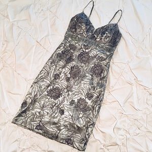 NWT Sue Wong Beaded Sleeveless Sheath Dress